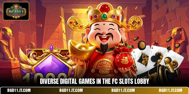 Diverse digital games in the FC SLots lobby
