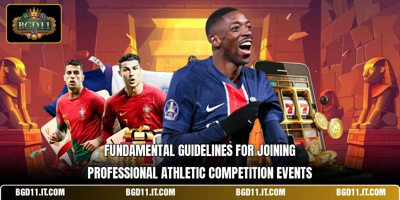Fundamental guidelines for joining professional athletic competition events