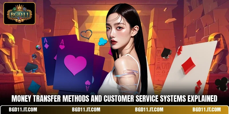 Money transfer methods and customer service systems explained