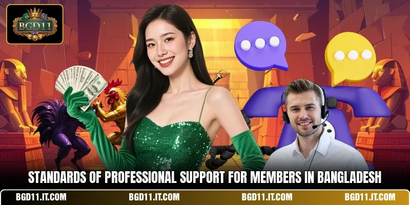 Standards of professional support for members in Bangladesh