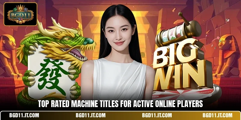 Top rated machine titles for active online players