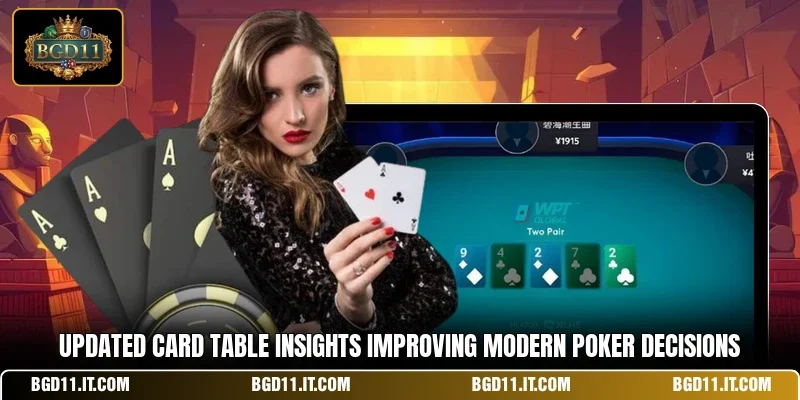 Updated card table insights improving modern Poker decisions